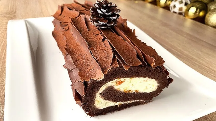 Tarta de chocolate navideña. Todo el sabor de las fiestas decembrinas
