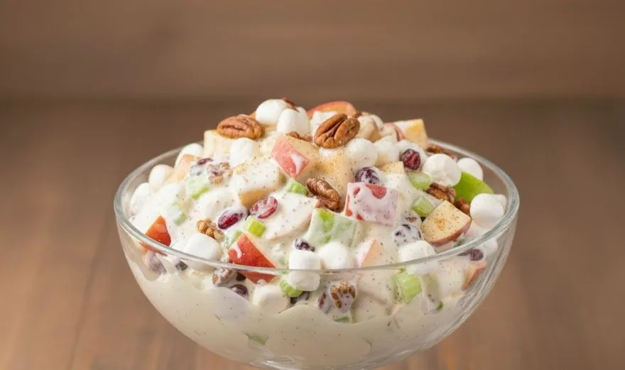 Postre de manzana. Una opción dulce y ligero.