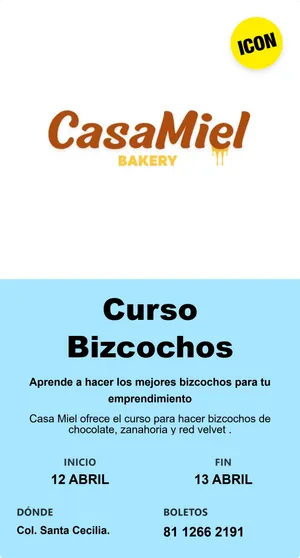 Curso Bizcochos