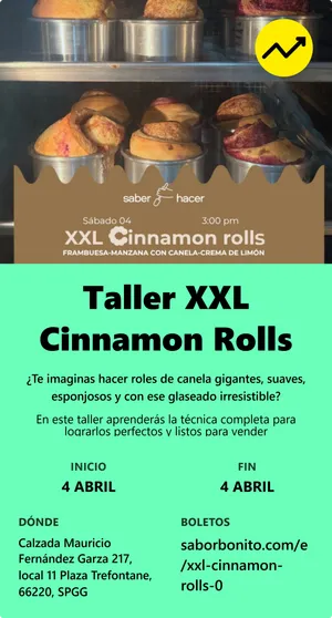 Taller XXL Cinnamon Rolls