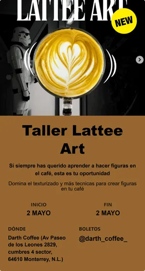 Taller Lattee Art