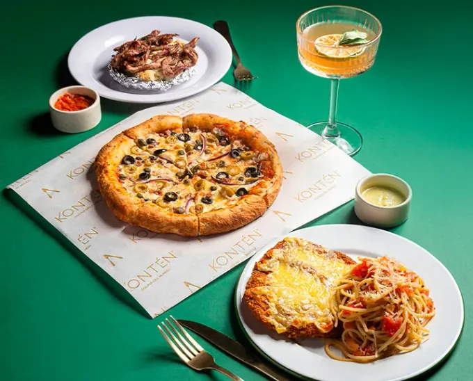 La propuesta de buffet de pizza, pasta y empanadas a buen precio. ¡Nos encanta la idea!