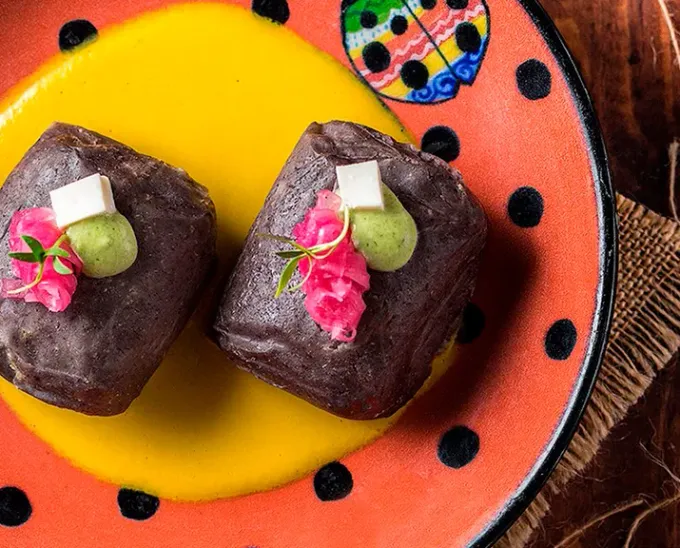 Tamal de queso de cabra, una de las aportaciones recientes más importantes al acervo gastronómico norestense