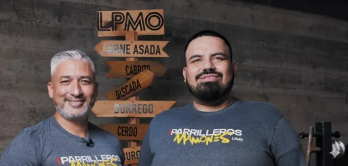 Eder y Charlie: Los rostros detrás de Los Parrilleros y la pasión por el fuego