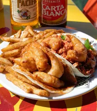 ¡Aún no se acaba la Cuaresma! Aquí 3 recomendaciones en SPG, MTY y SNN con tacos de mariscos grandes al estilo 'Baja'. Con 2 vas a quedar satisfecho — Gastronomía en Monterrey, Nuevo León