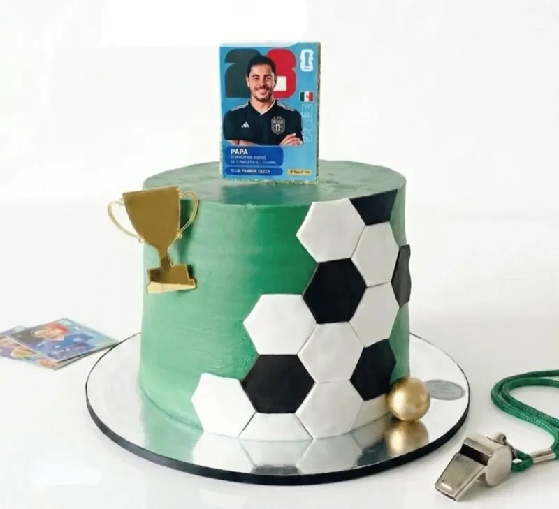 A raíz del Mundial, ya sacaron postres futboleros para celebrar a papá