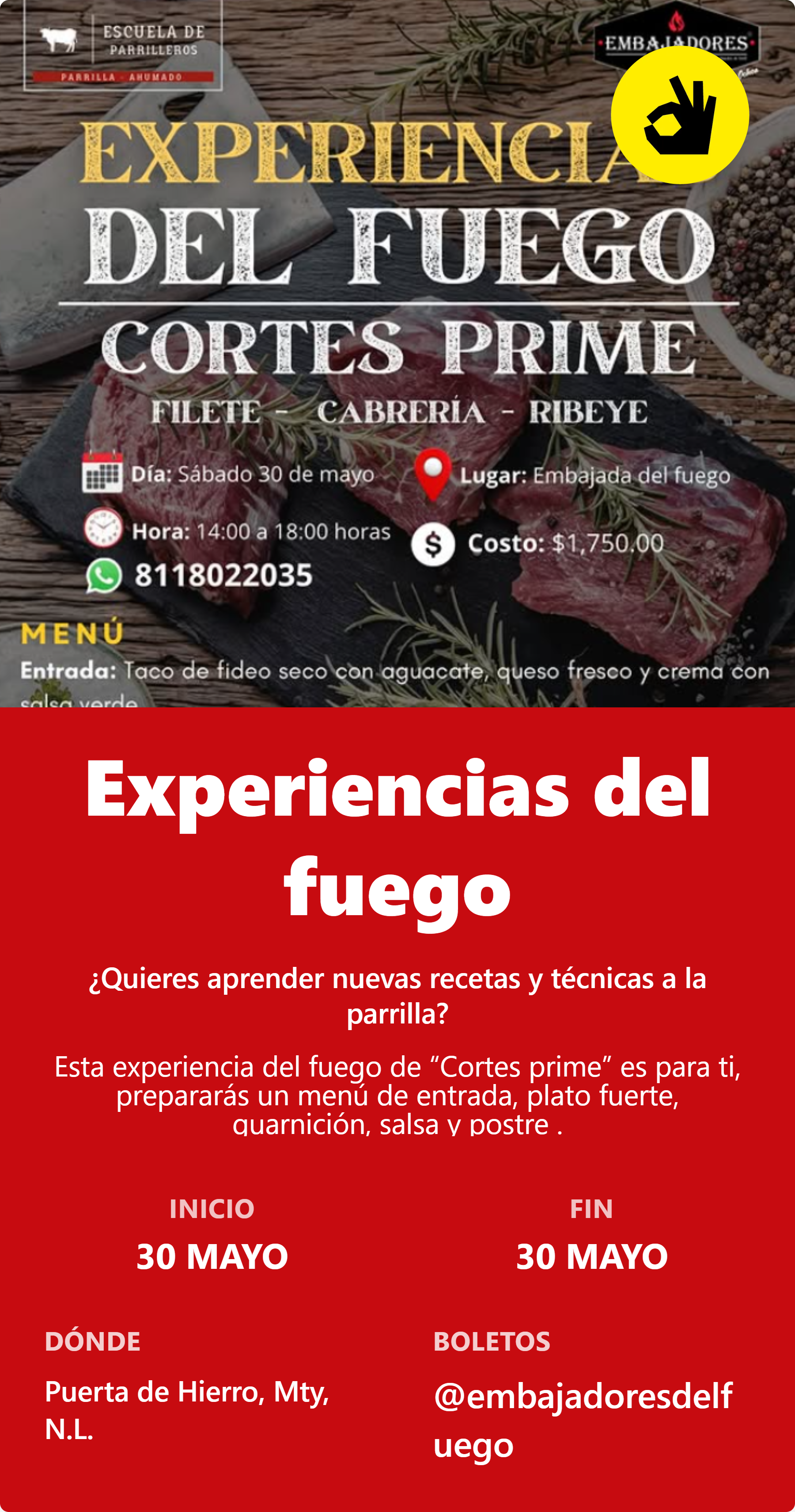 Experiencias del fuego