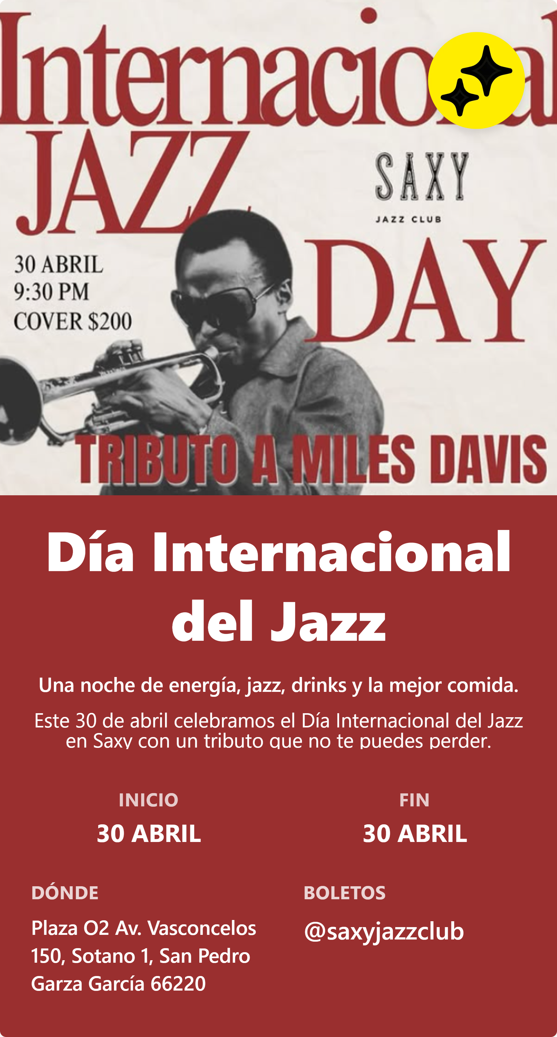Día Internacional del Jazz 