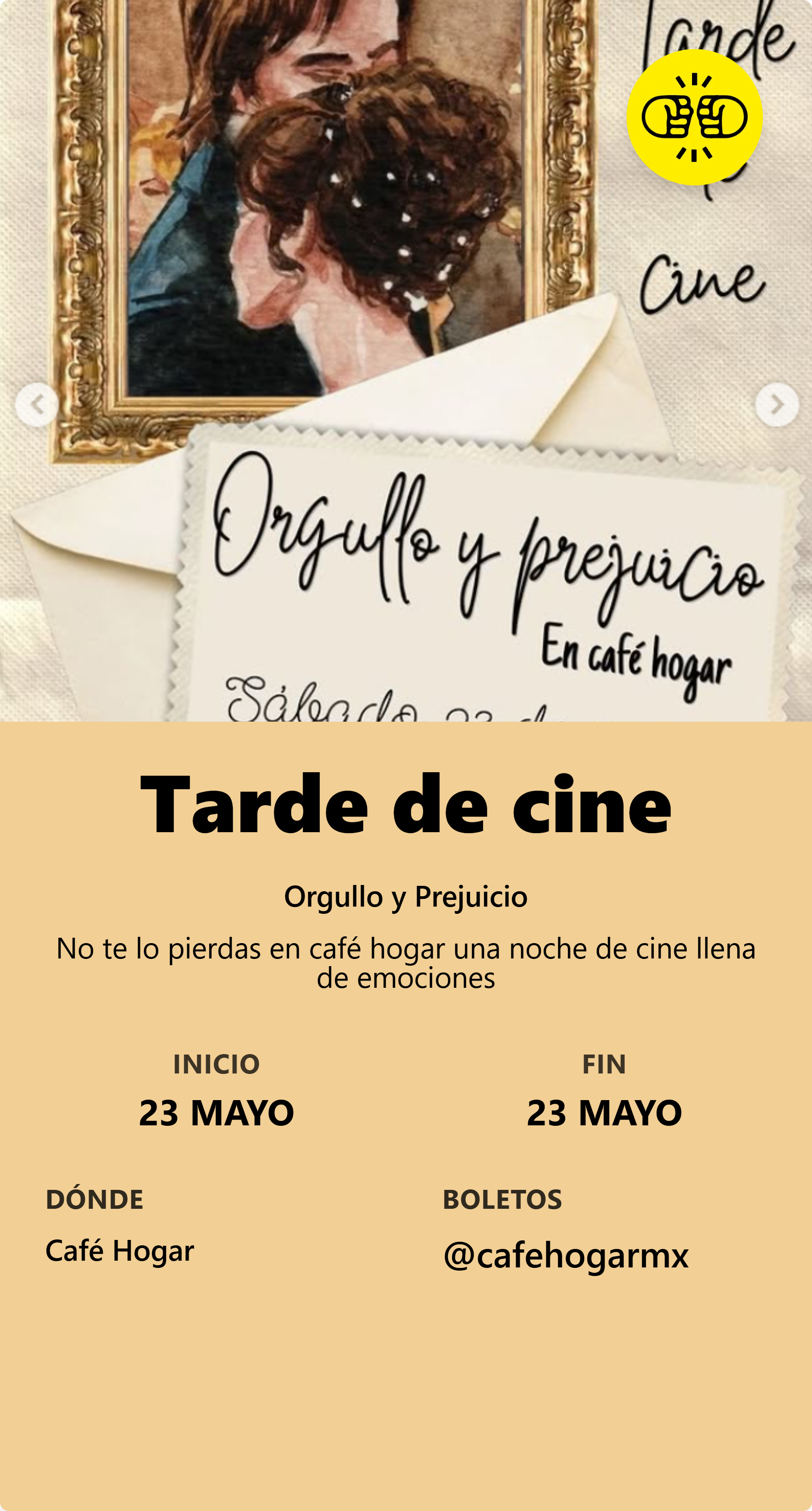 Tarde de cine