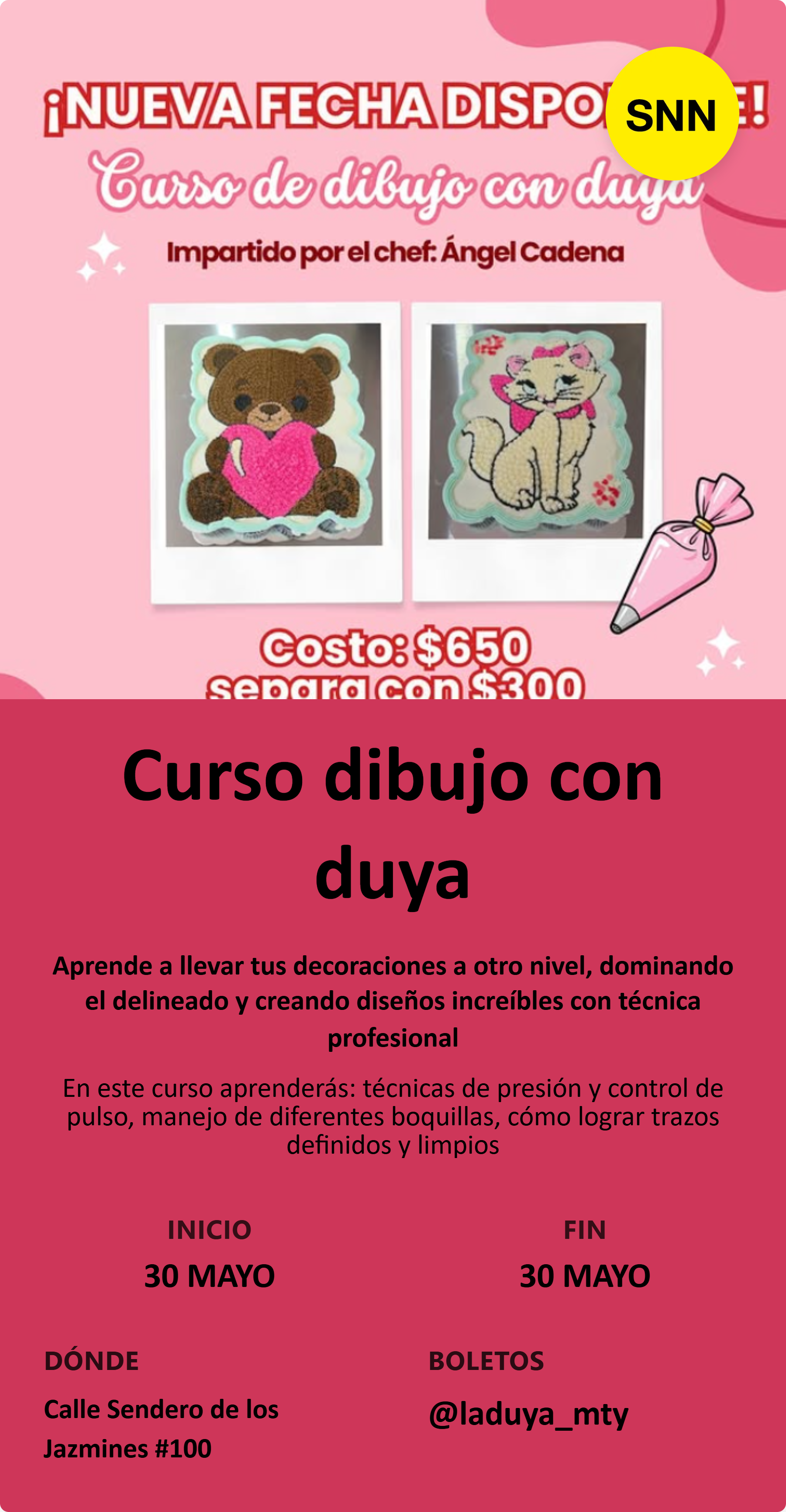 Curso dibujo con duya