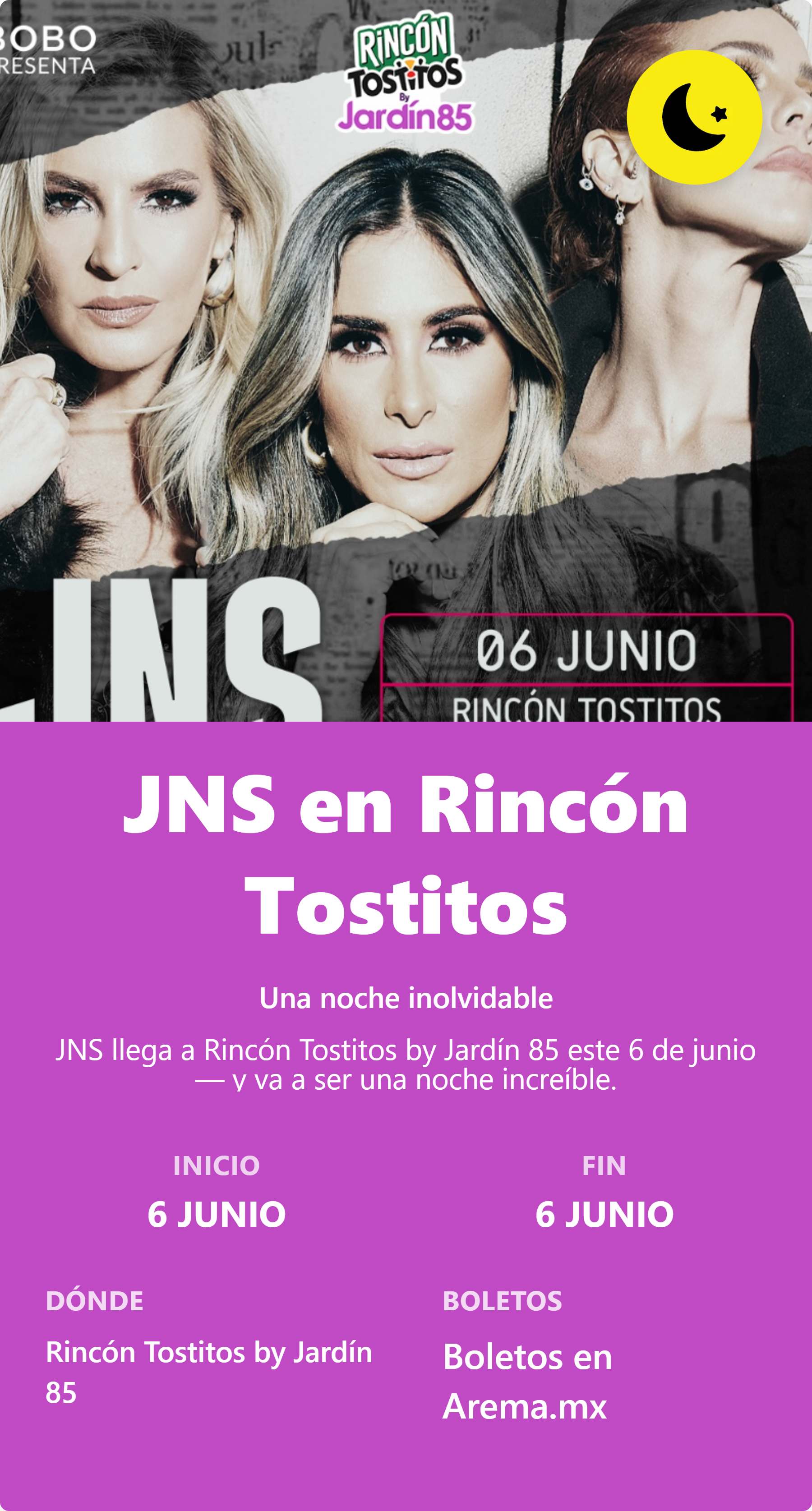 JNS en Rincón Tostitos