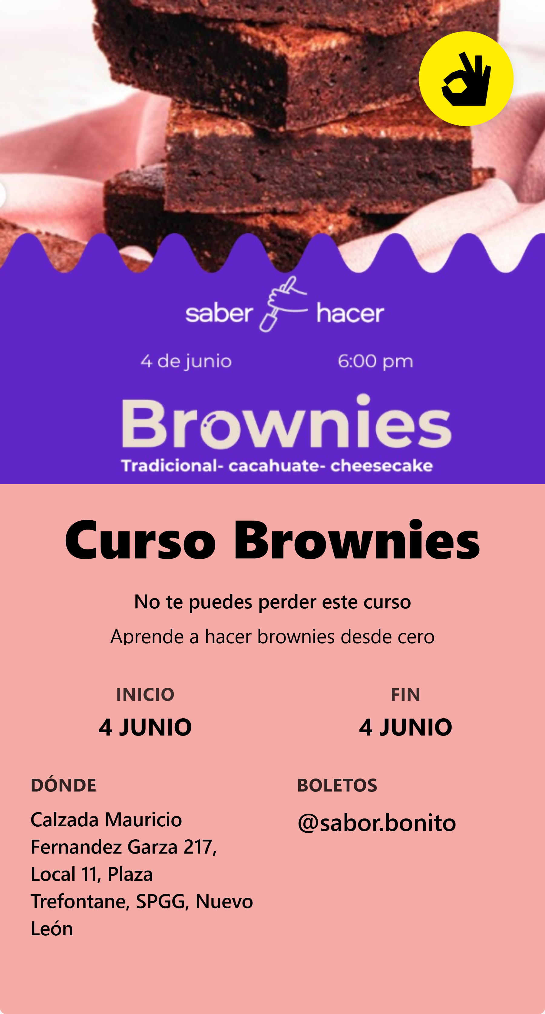 Curso Brownies