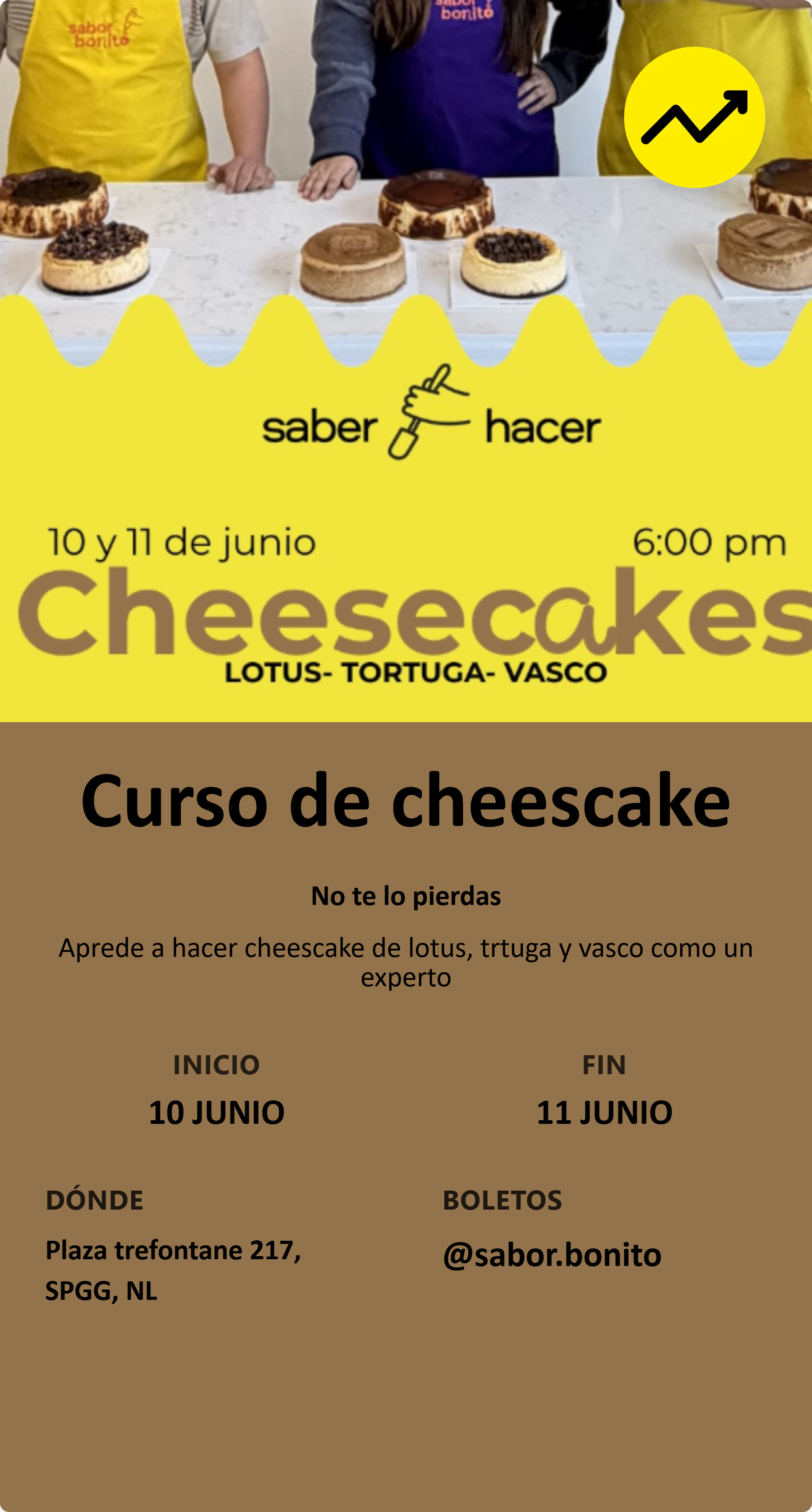 Curso de cheescake