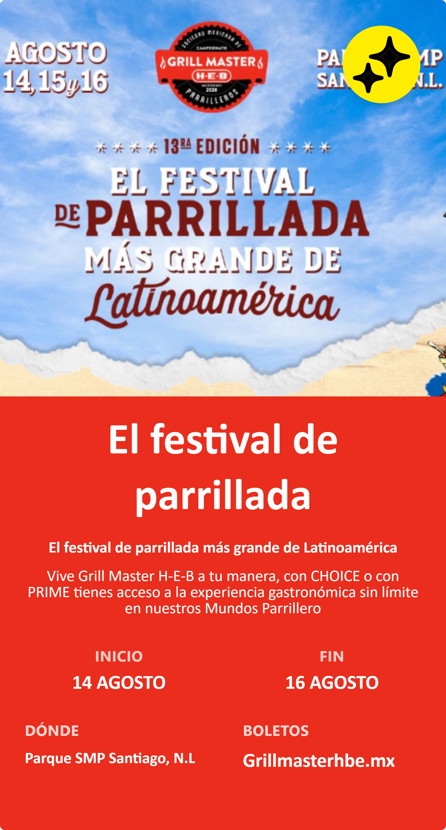 El festival de parrillada