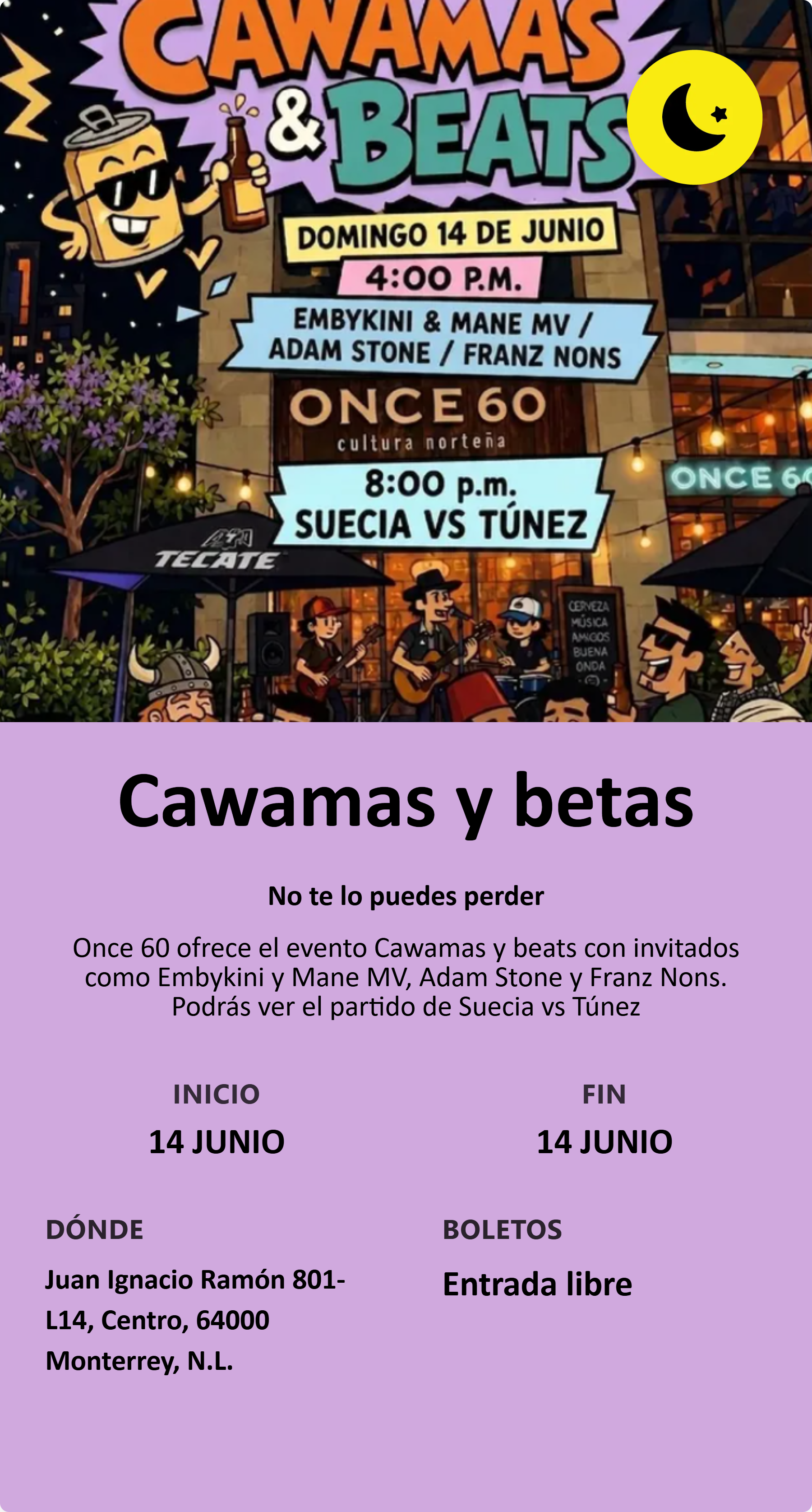 Cawamas y betas