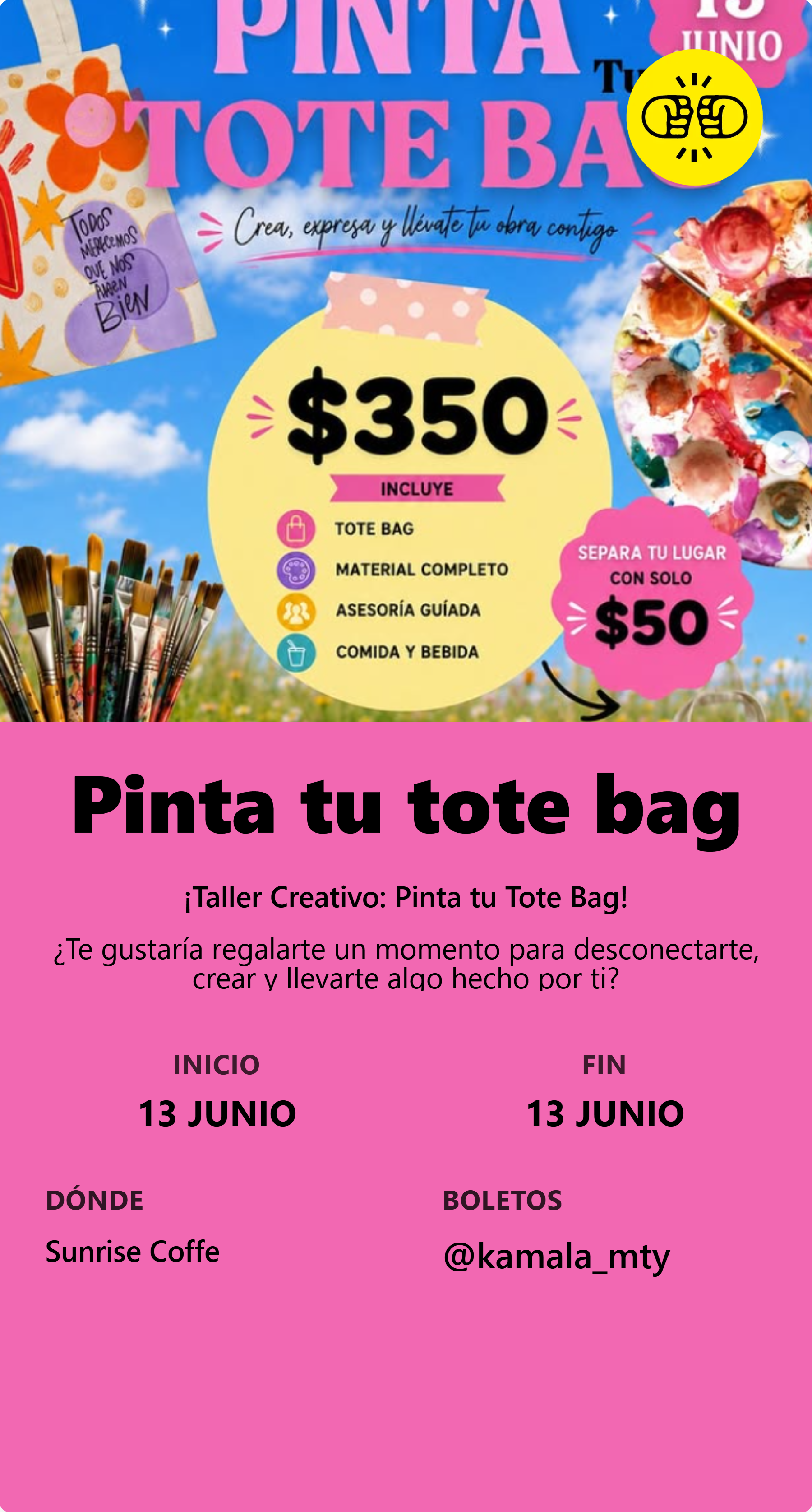 Pinta tu tote bag