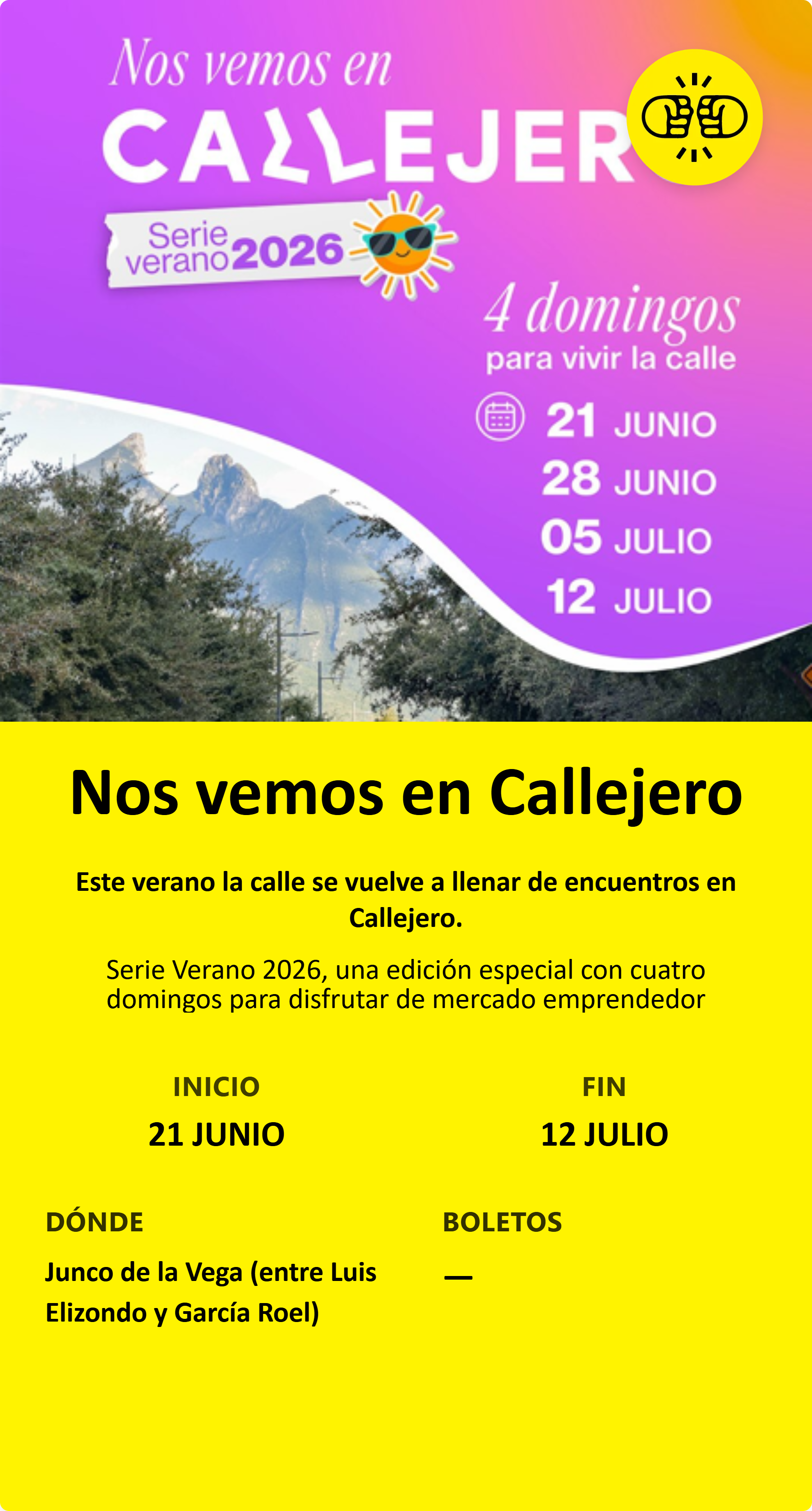 Nos vemos en Callejero