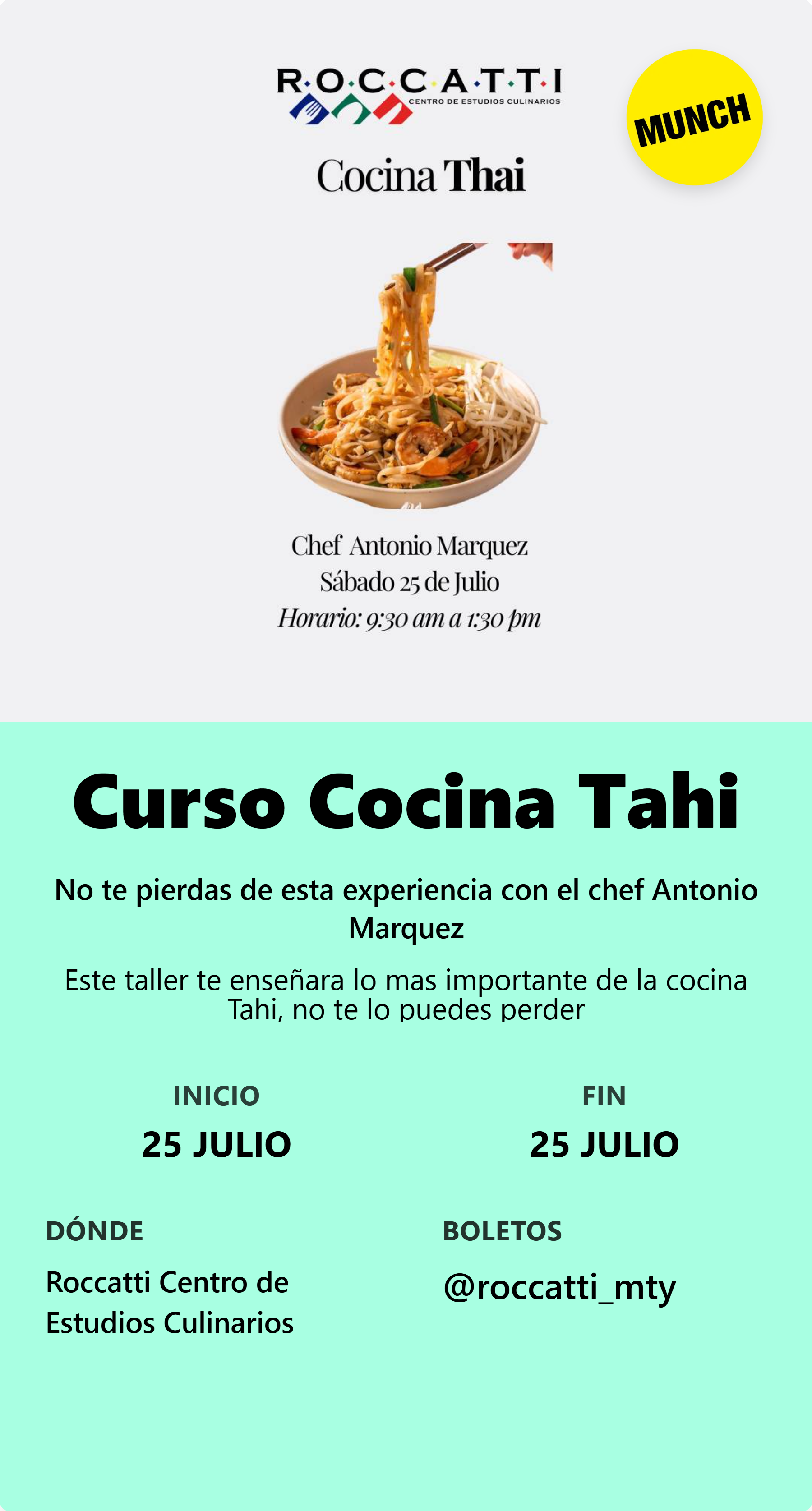 Curso Cocina Tahi