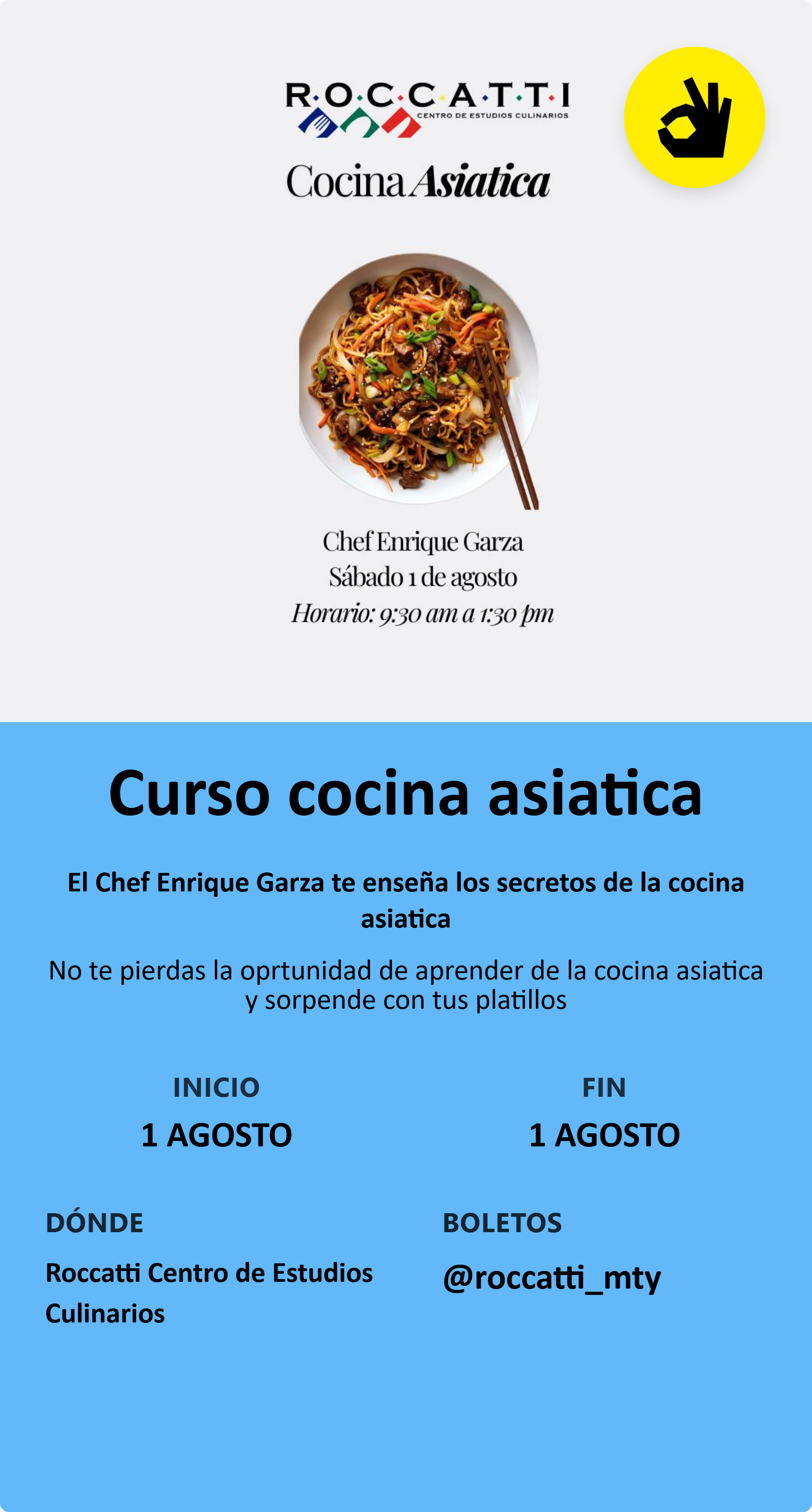 Curso cocina asiatica