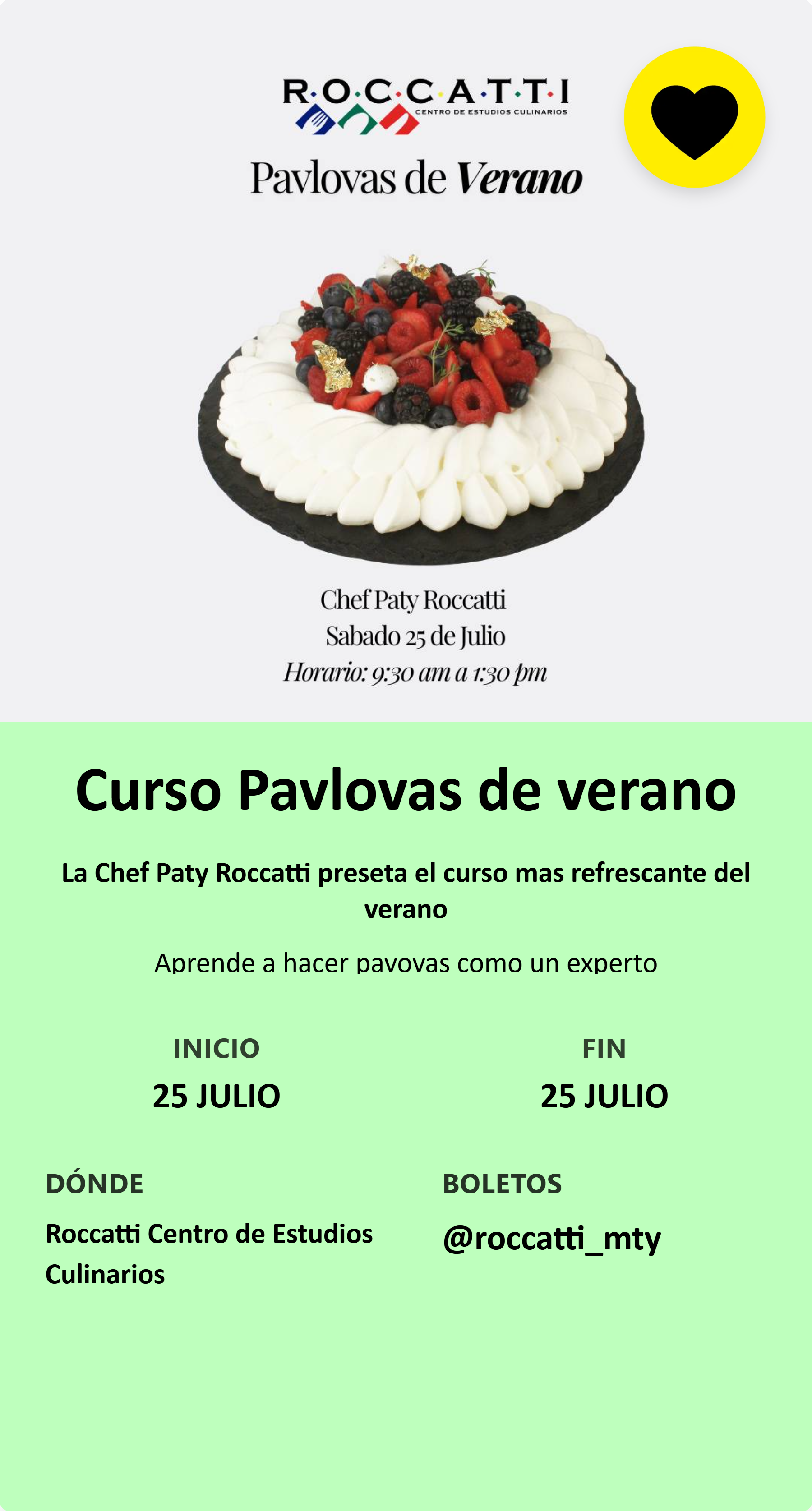 Curso Pavlovas de verano