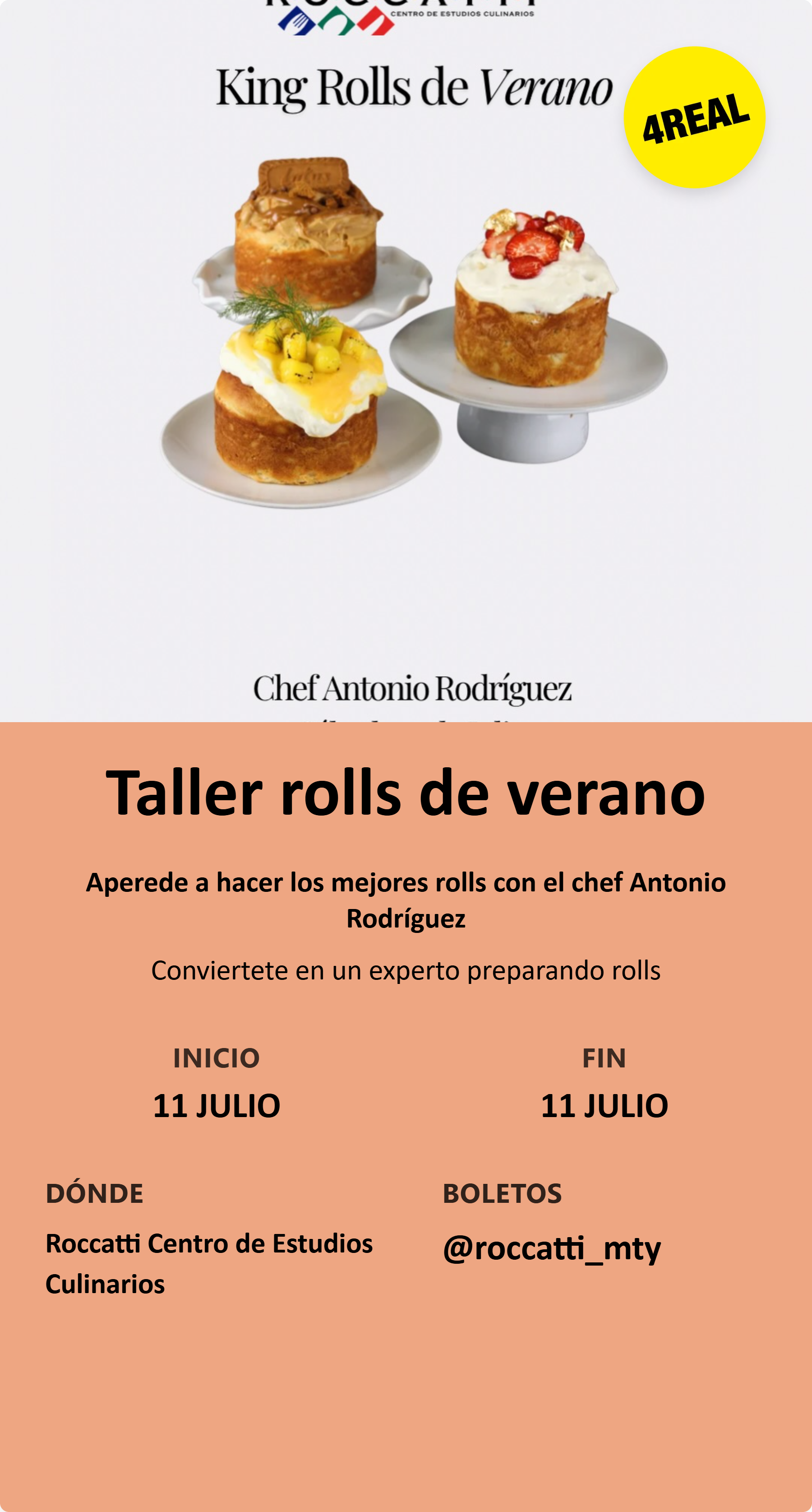 Taller rolls de verano
