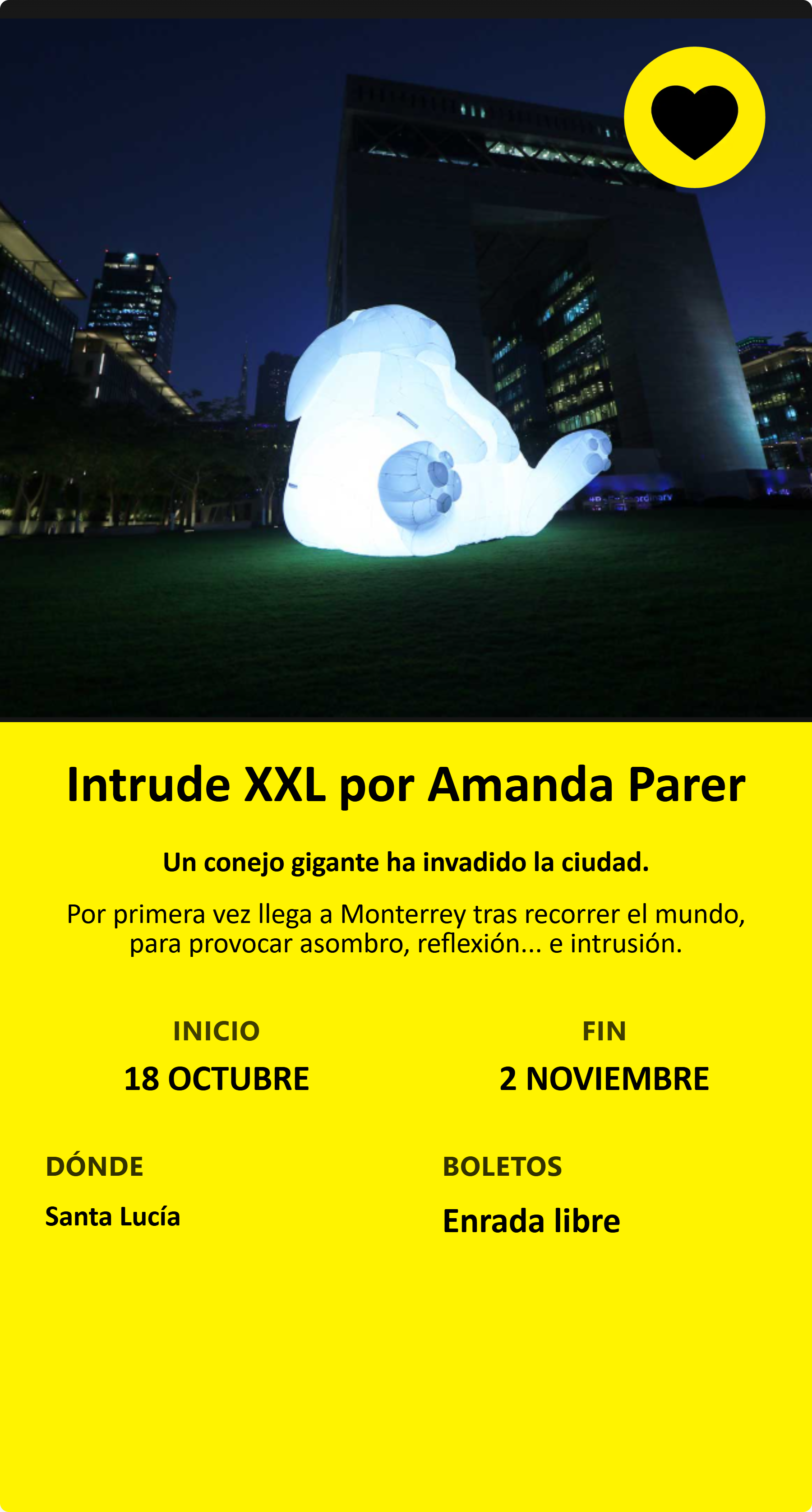 Intrude XXL por Amanda Parer