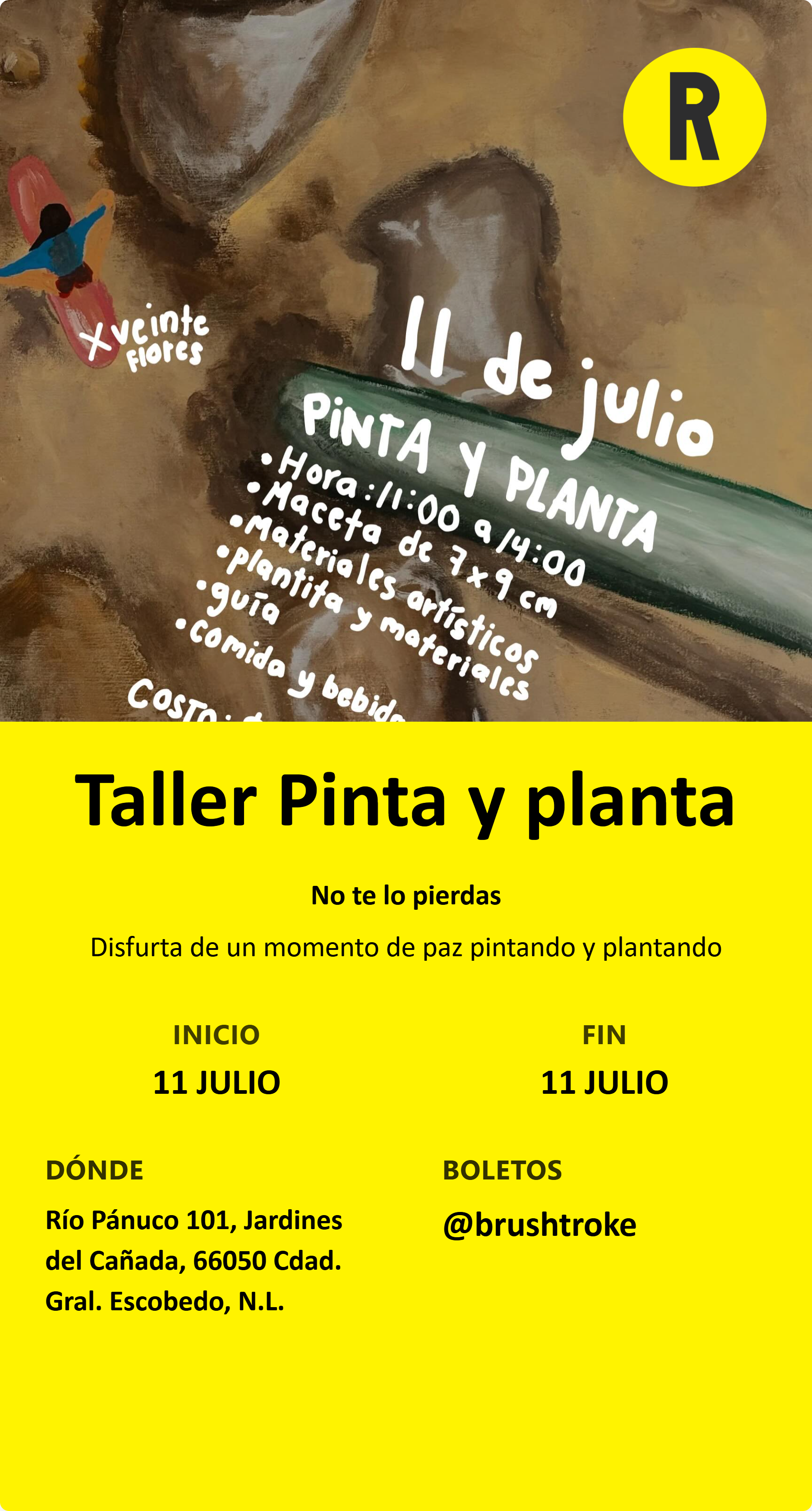 Taller Pinta y planta