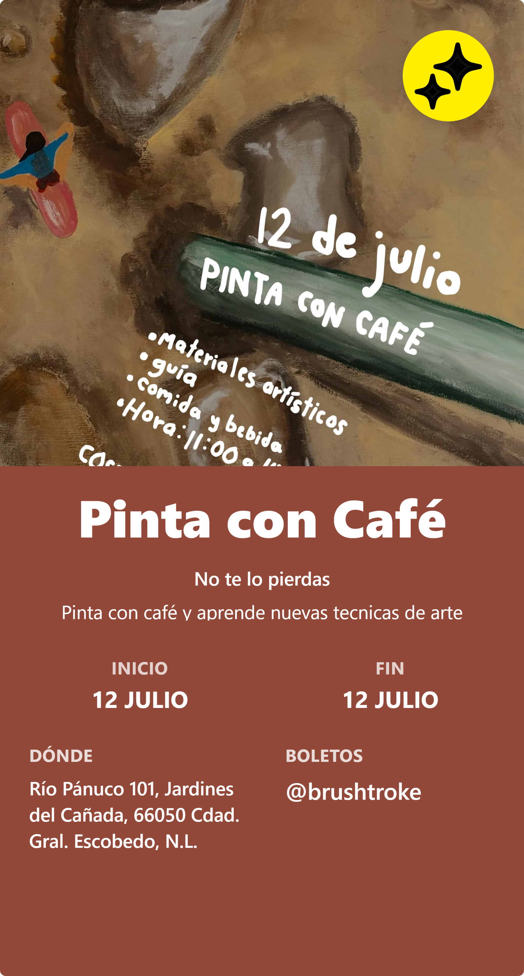 Pinta con Café