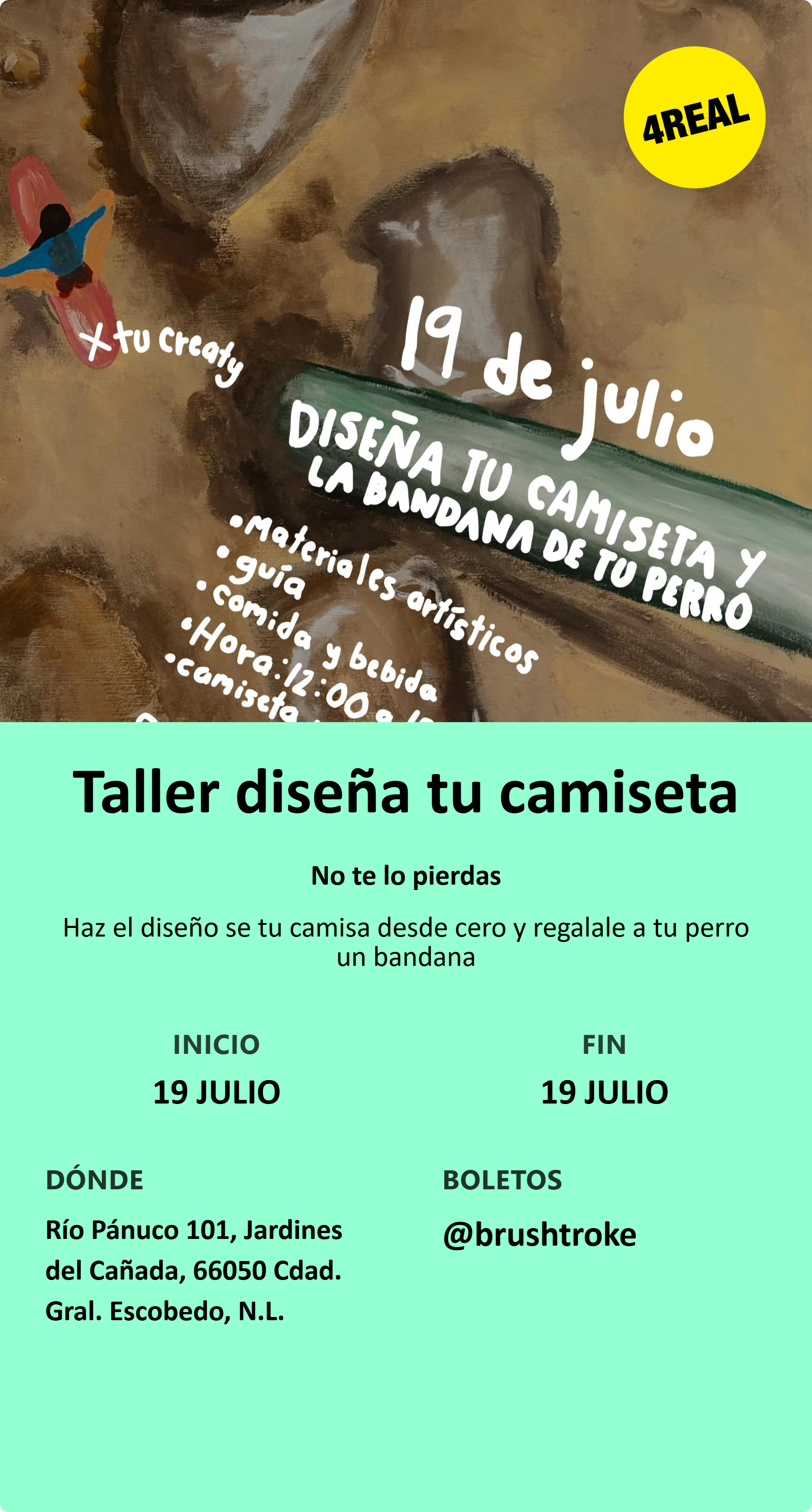 Taller diseña tu camiseta