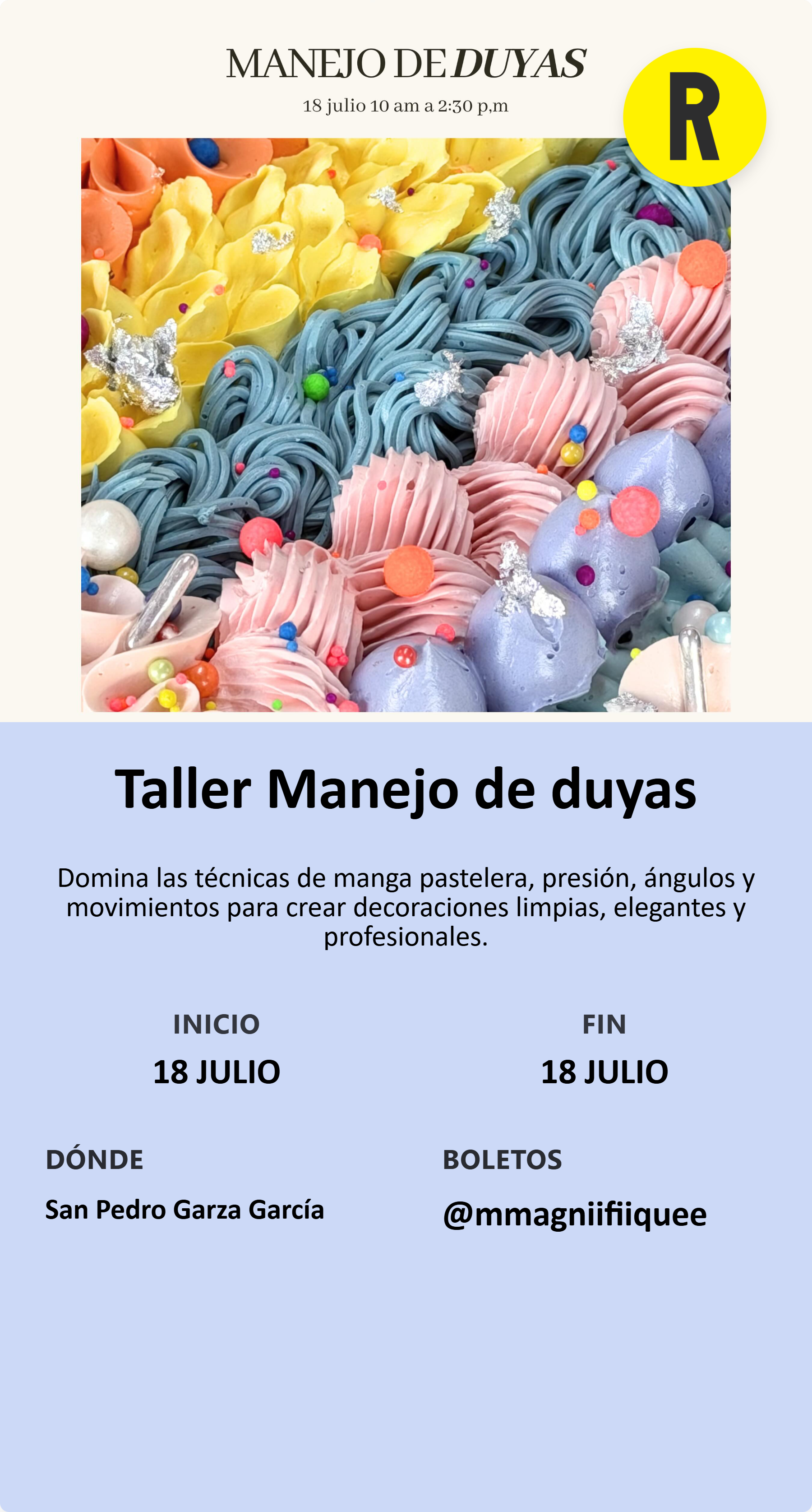 Taller Manejo de duyas