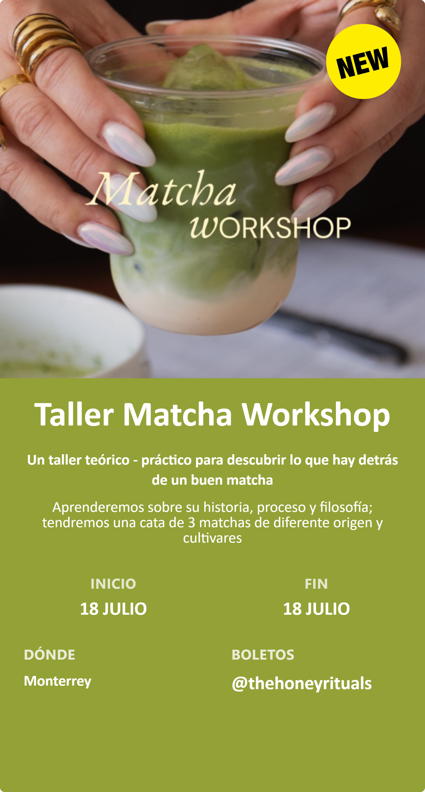 Taller Matcha Workshop
