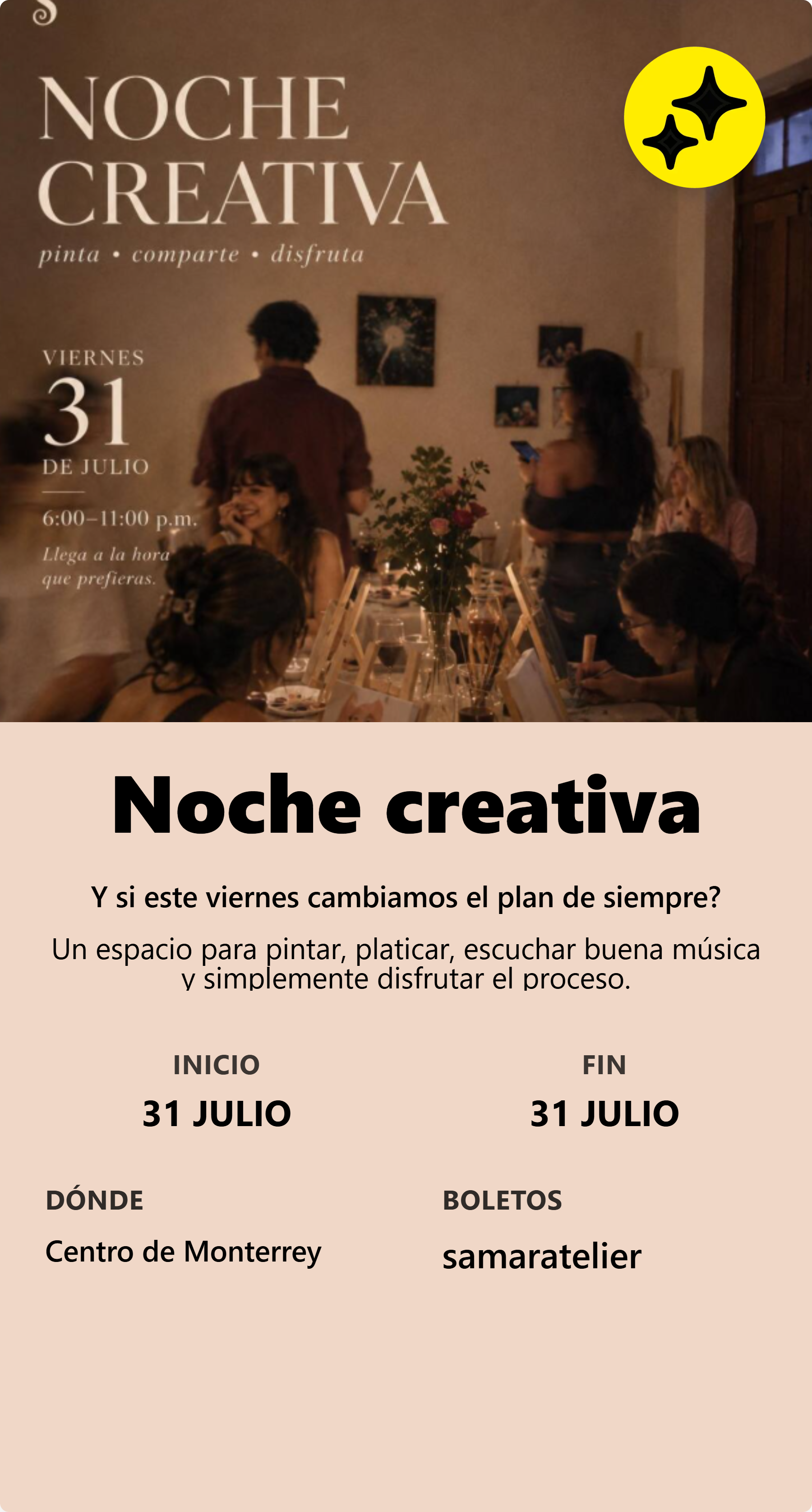 Noche creativa
