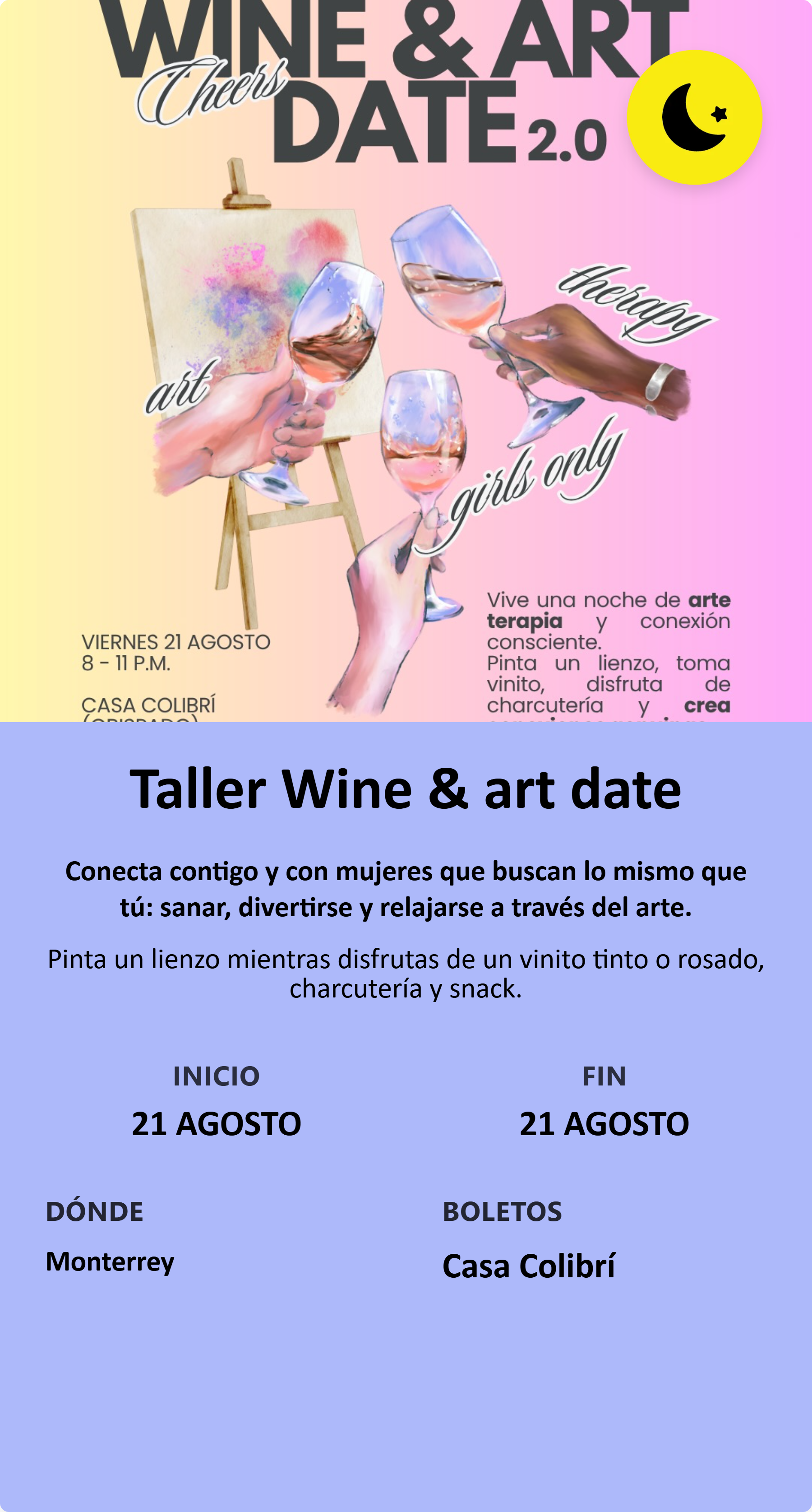 Taller Wine & art date