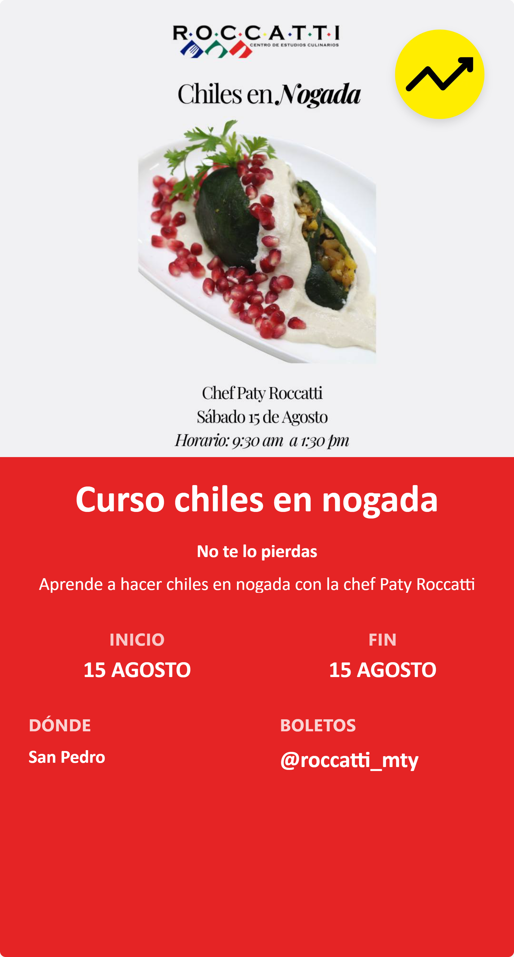 Curso chiles en nogada