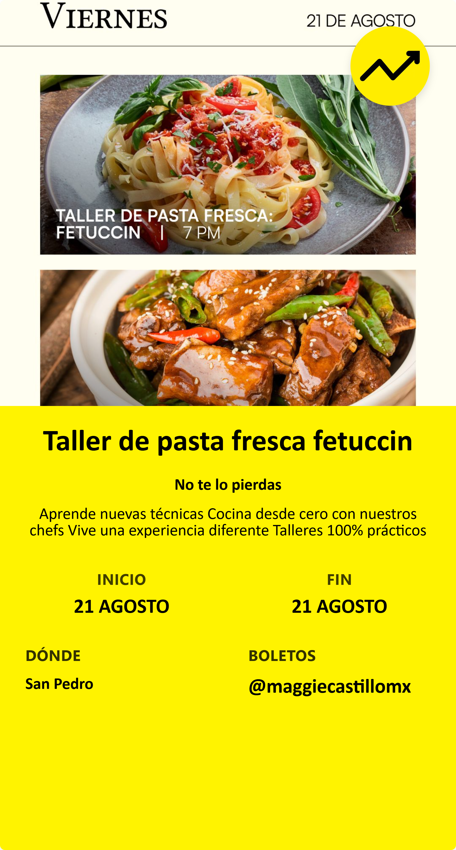 Taller de pasta fresca fetuccin