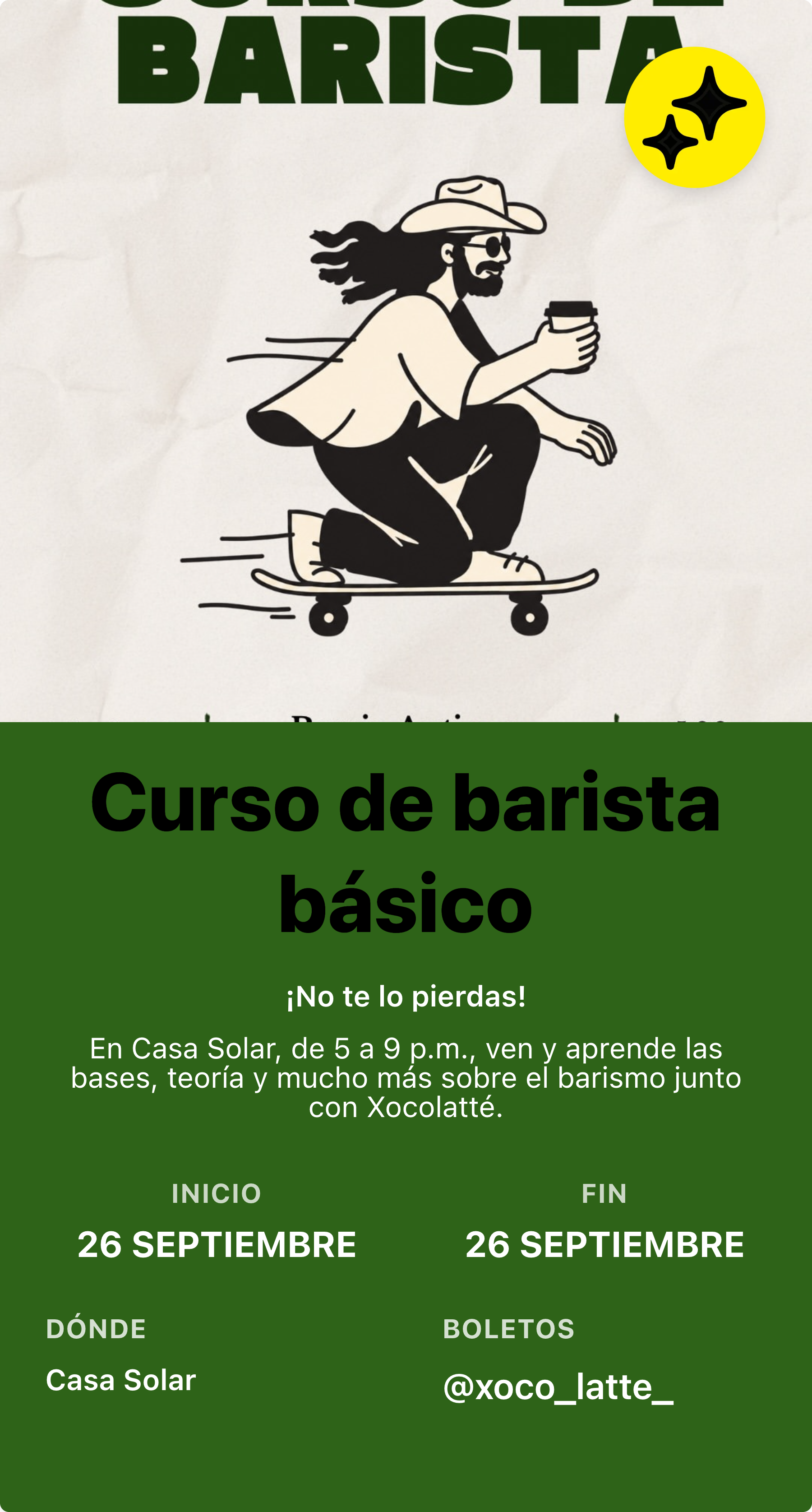 Curso de barista básico