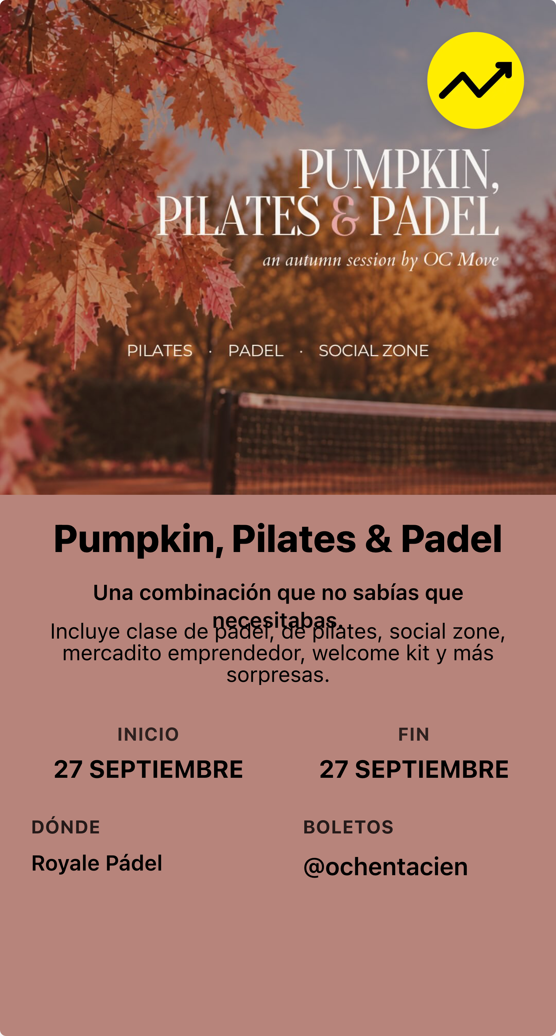 Pumpkin, Pilates & Padel — Gastronomía en Monterrey, Nuevo León