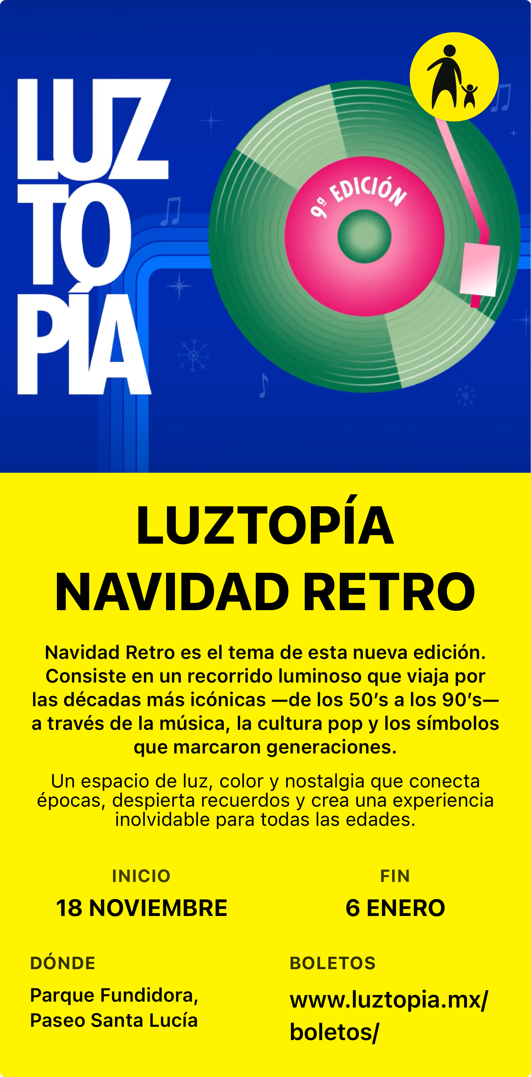 LUZTOPÍA NAVIDAD RETRO — Gastronomía en Monterrey, Nuevo León