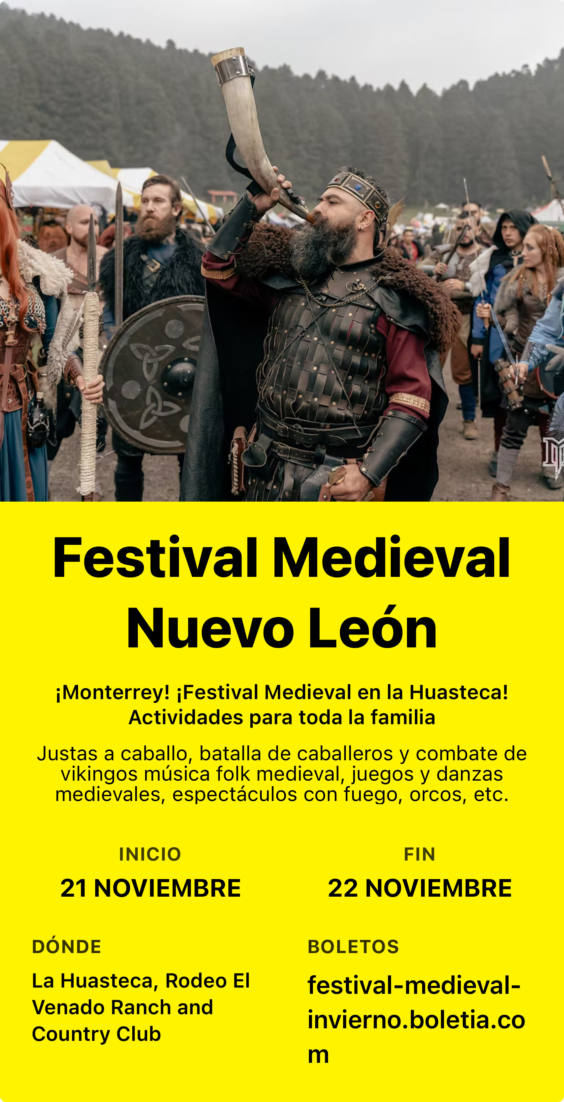 Festival Medieval Nuevo León