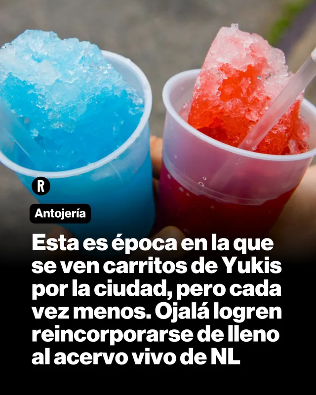 Esta es época en la que se ven carritos de Yukis por la ciudad, pero cada vez menos. Ojalá logren reincorporarse de lleno al acervo vivo de NL