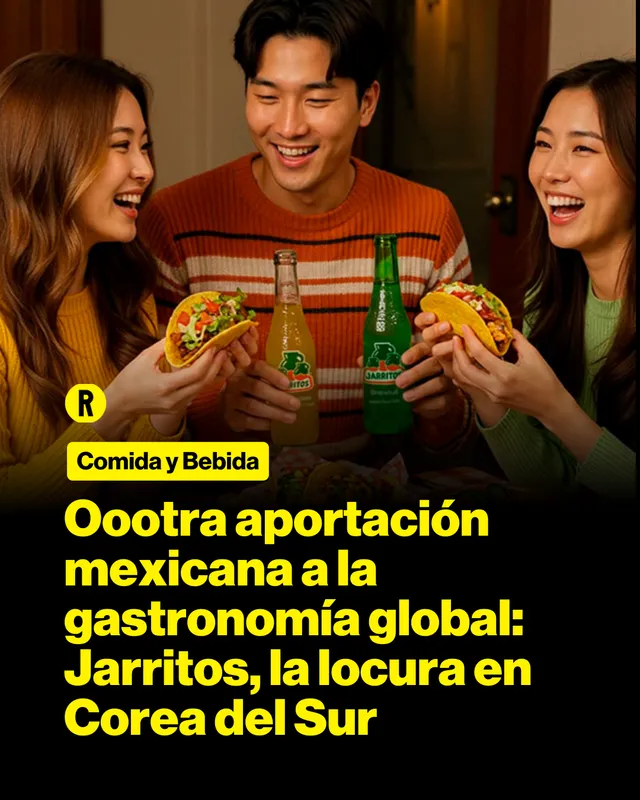 Oootra aportación mexicana a la gastronomía global: Jarritos, la locura en Corea del Sur