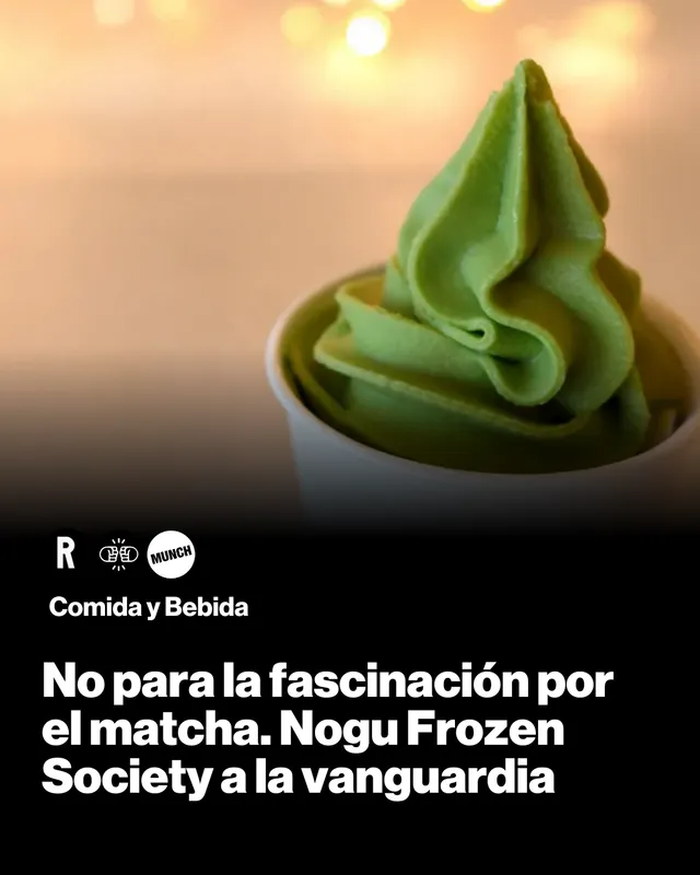 No para la fascinación por el matcha. Nogu Frozen Society a la vanguardia
