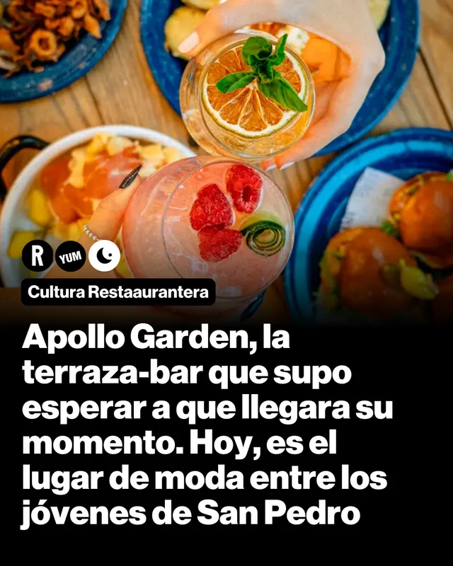 Apollo Garden, la terraza-bar que supo esperar a que llegara su momento. Hoy, es el lugar de moda entre los jóvenes de San Pedro