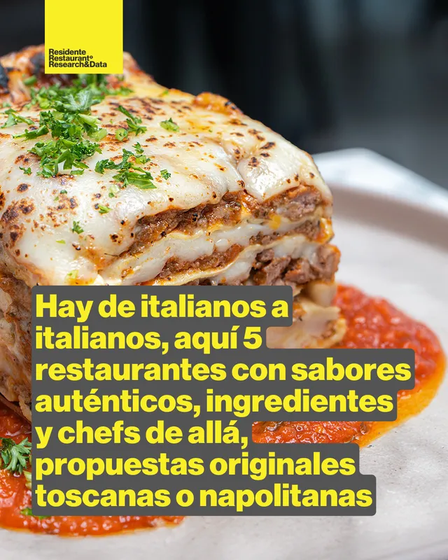 Hay de italianos a italianos, aquí 5 restaurantes con sabores auténticos, ingredientes y chefs de allá, propuestas originales toscanas o napolitanas
