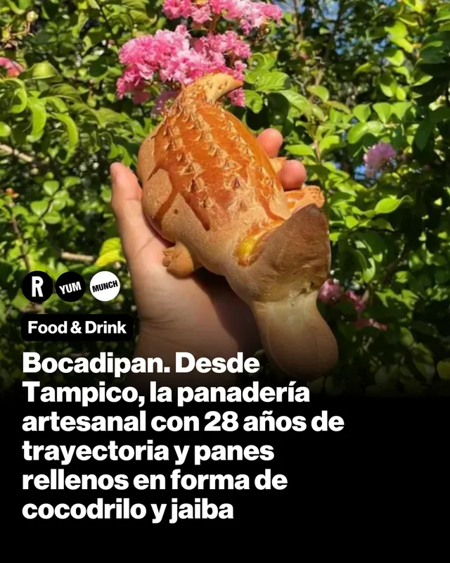 Bocadipan. Desde Tampico, la panadería artesanal con 28 años de trayectoria y panes rellenos en forma de cocodrilo y jaiba
