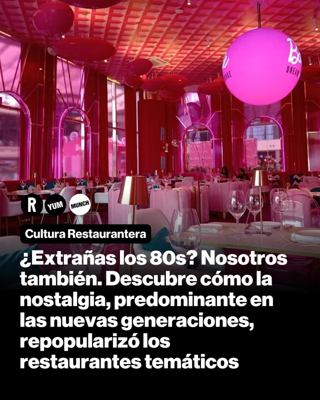 ¿Extrañas los 80s? Nosotros también. Descubre cómo la nostalgia, predominante en las nuevas generaciones, repopularizó los restaurantes temáticos