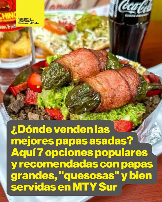 Infografía. ¿Dónde venden las mejores papas asadas? Aquí 7 opciones populares y recomendadas con papas grandes, "quesosas" y bien servidas en MTY Sur