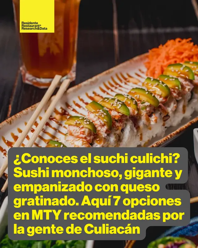 Infografía. ¿Conoces el suchi culichi? Sushi monchoso, gigante y empanizado con queso gratinado. Aquí 7 opciones en MTY recomendadas por la gente de Culiacán