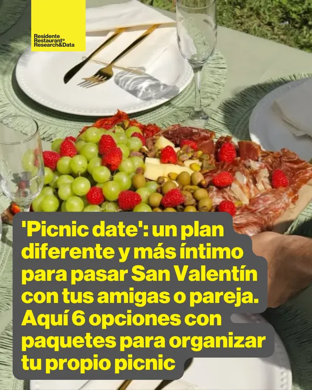 'Picnic date': un plan diferente y más íntimo para pasar San Valentín con tus amigas o pareja. Aquí 6 opciones con paquetes para organizar tu propio picnic 