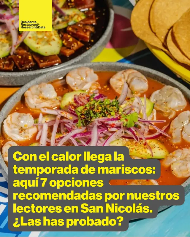 Infografía. Con el calor llega la temporada de mariscos: aquí 7 opciones recomendadas por nuestros lectores en San Nicolás. ¿Las has probado? 
